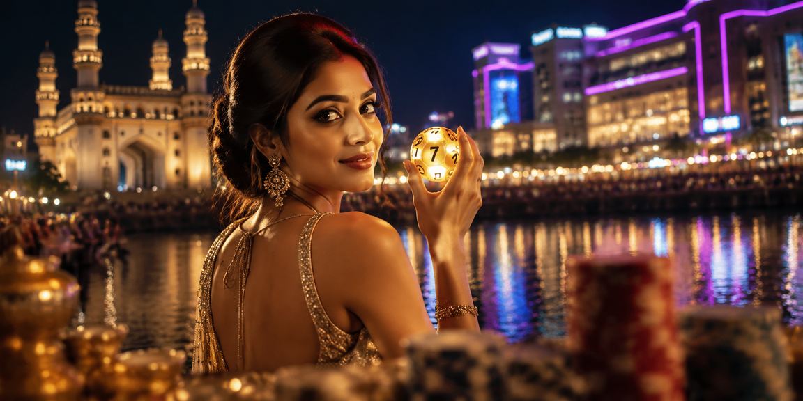 Hyderabad Charminar night market with active casino users